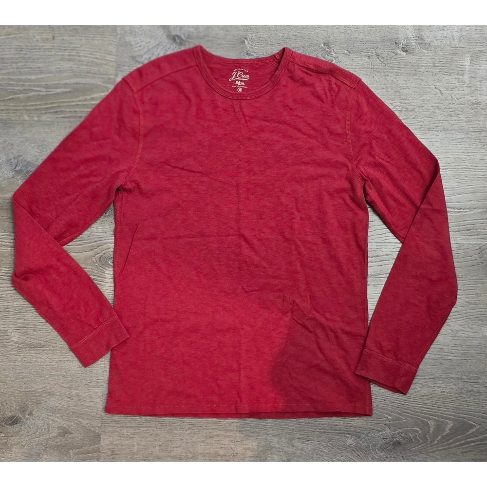 J. Crew Knit 100% Cotton Long Sleeve Men's Shirt Medium